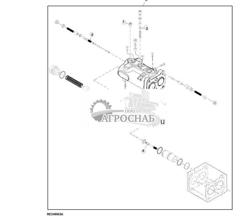 Комплект крепежных деталей тормозного клапана - ST778561 574.jpg